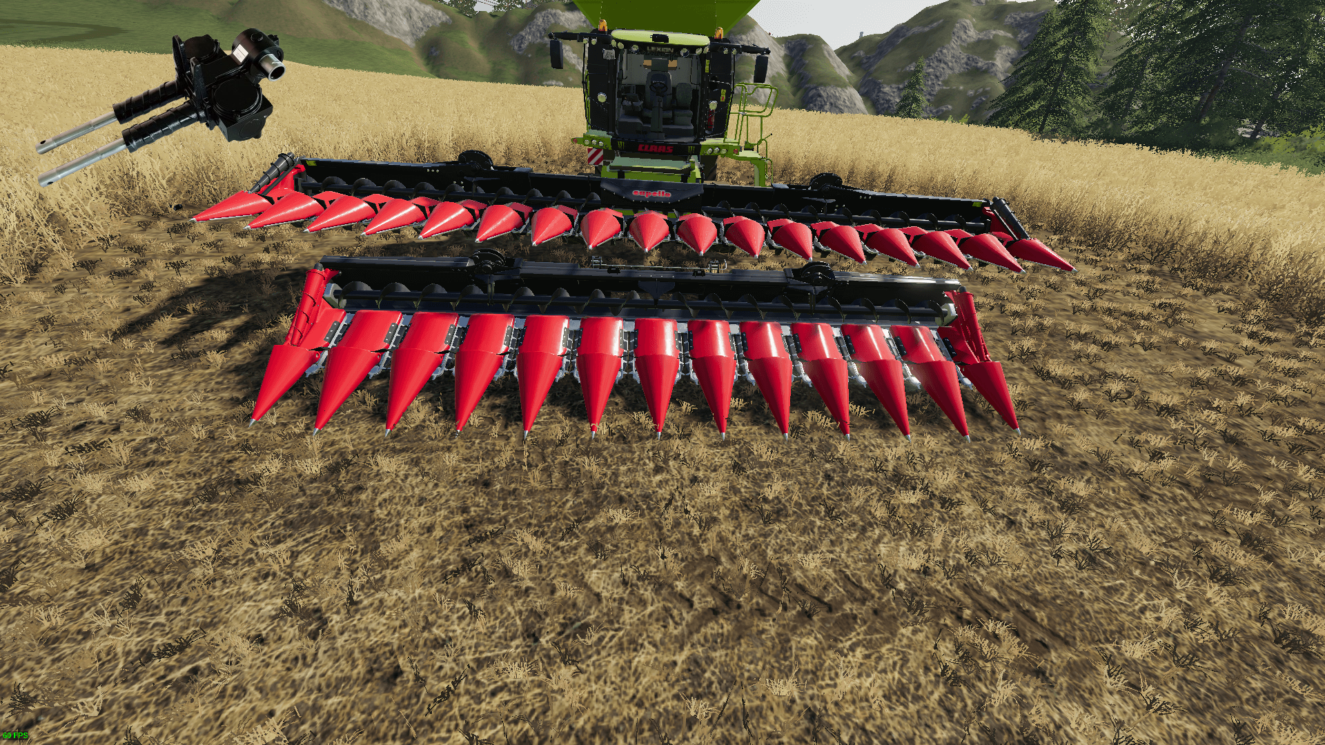 Boîte de vitesses en aluminium pour récolteuse de grains